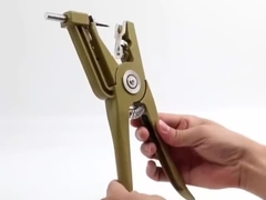 Stop aluminium identyfikatory zwierząt gospodarskich szczypce mocujące znaczniki zwierząt szczypce hydrauliczne